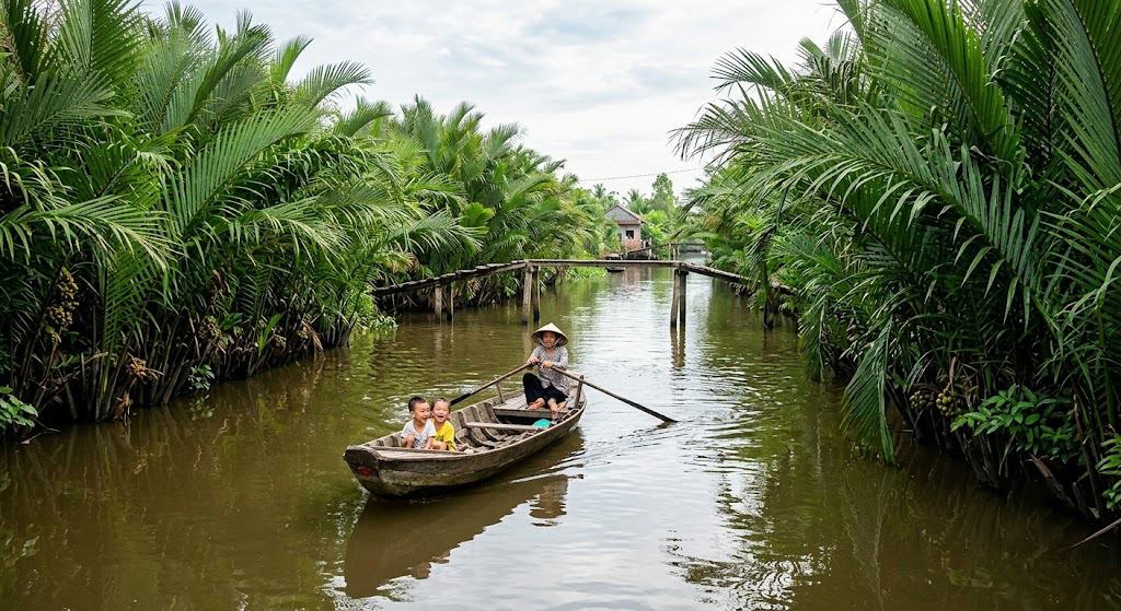 Đất Vườn Vĩnh Thanh Được Săn Đón 2026: Cách Phân Định Ranh Giới Bờ Kênh, Bờ Rạch Chính Xác Bằng Máy Trắc Địa Chuyên Dụng