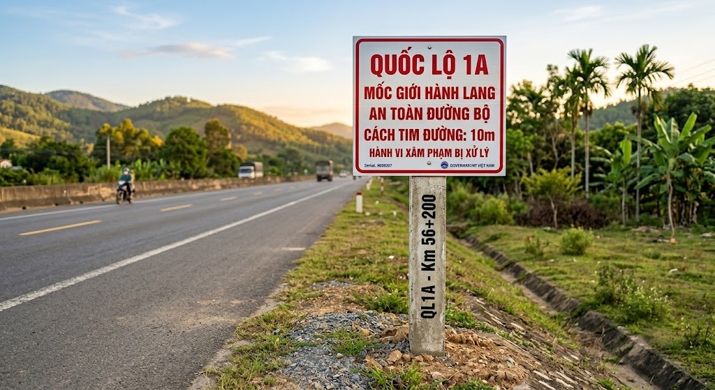 Đất Nền Mặt Tiền Quốc Lộ 1A Qua Xuân Tâm 2026: Đo Đạc Xác Định Ranh Mốc Lộ Giới – Tránh Xây Dựng Vi Phạm Hành Lang Bị Tháo Dỡ