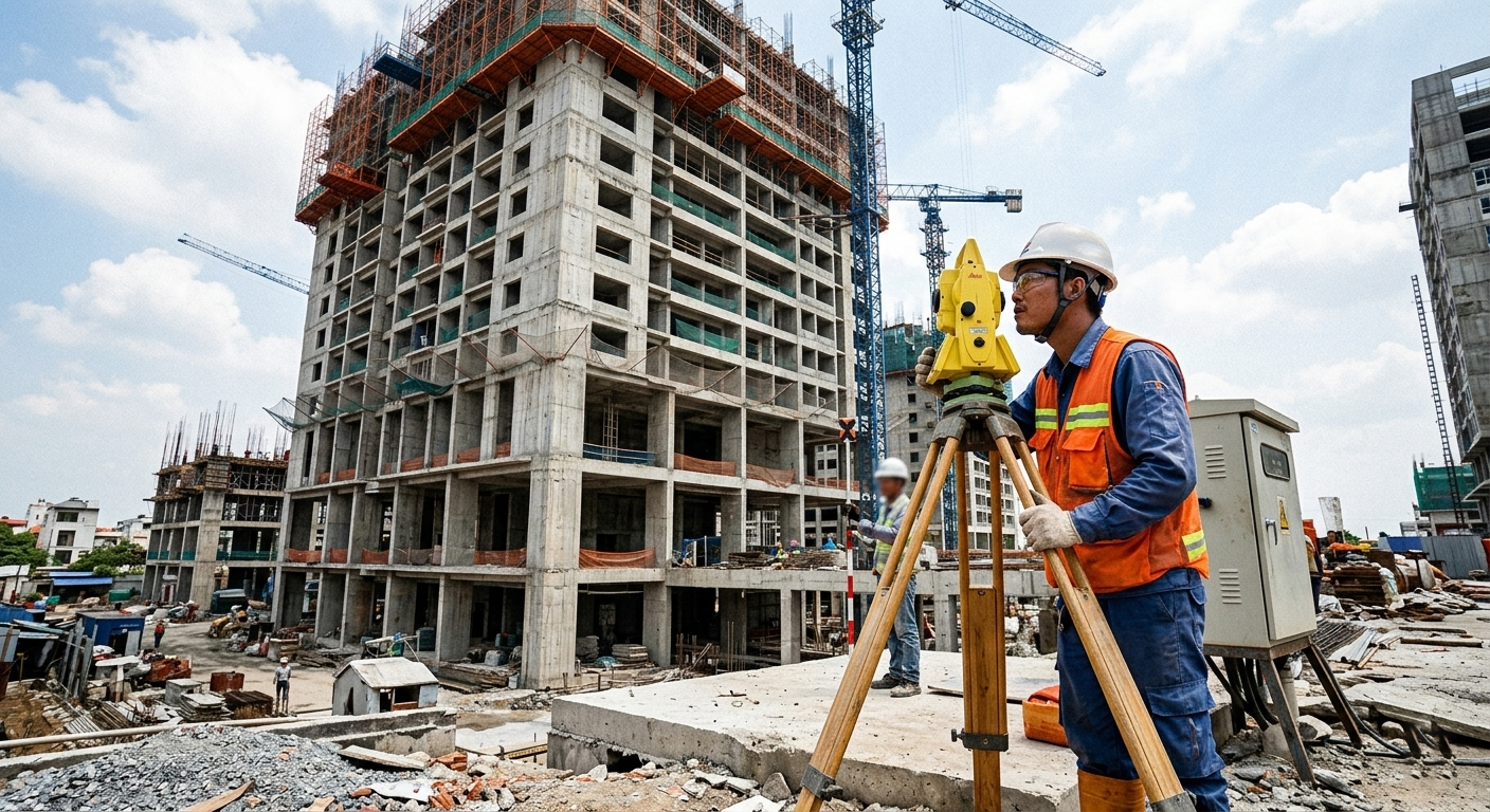 Đô Thị Hóa Phường Thanh Bình 2026: 7 Lưu Ý Sống Còn Khi Thuê Dịch Vụ Đo Vẽ Hoàn Công Nhà Ở Cao Tầng Tại Biên Hòa