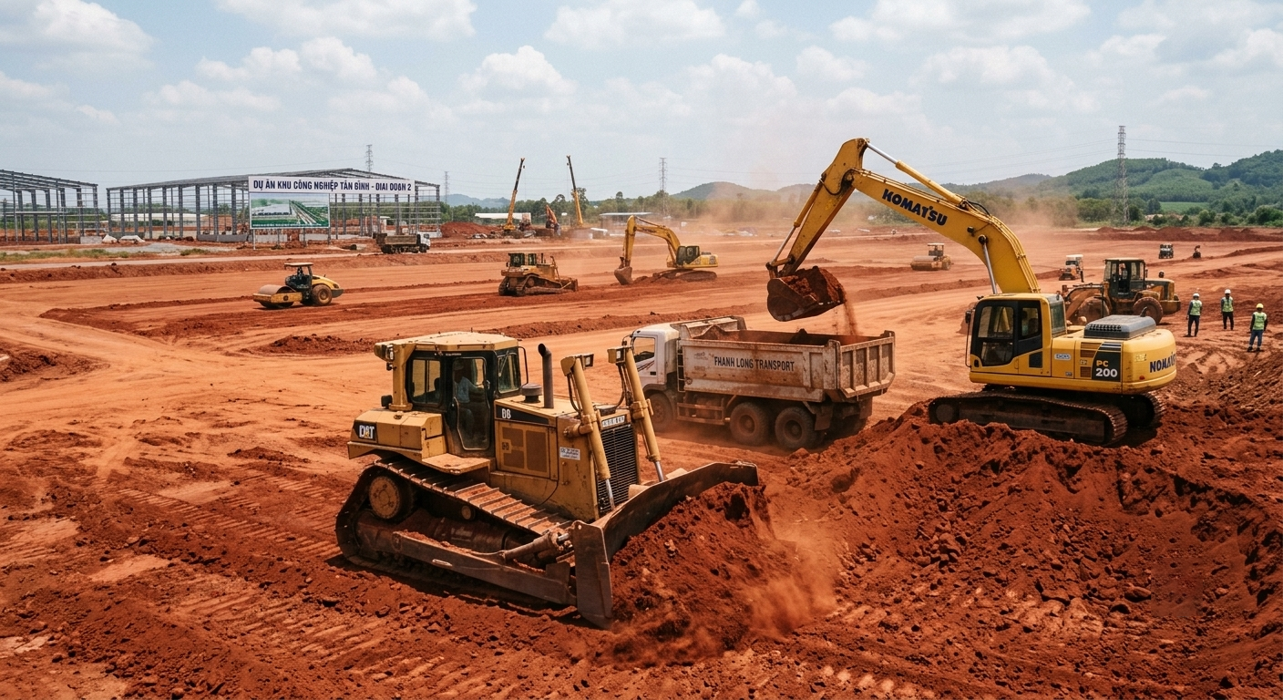 Khu Công Nghiệp Suối Tre Mở Rộng 2026: Đo Đạc Khảo Sát Địa Hình, Lập Bản Đồ Hiện Trạng Phục Vụ Xây Dựng Nhà Xưởng Quy Mô Lớn Tại Đồng Nai